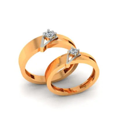 Solitaire  Couple Band